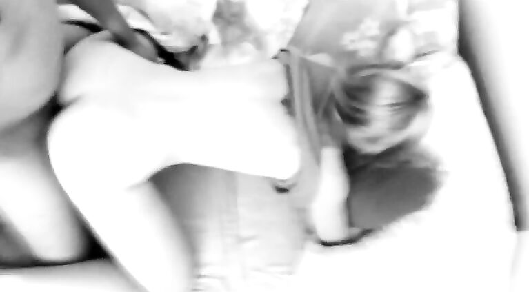 Blondie tries big black cock