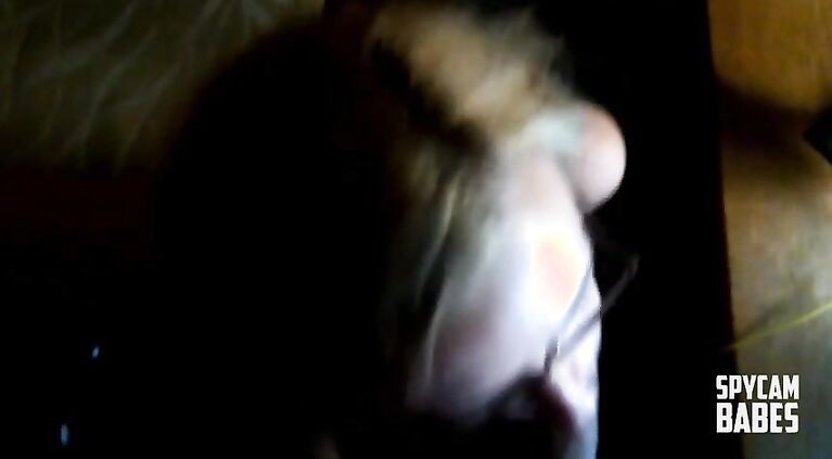 Amateur Petite blonde babe gives sweet blowjob