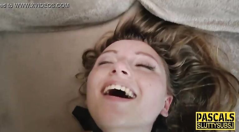 Bdsm hottie gets throat fucked