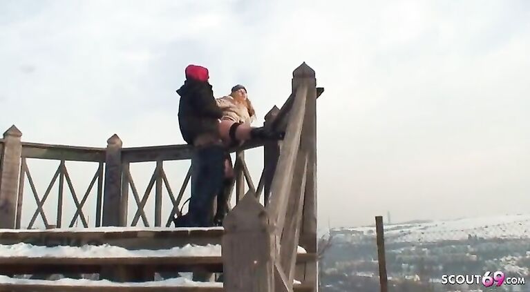 Real Czech Teen Street Whore Has Bareback Outdoor Sex for Cash