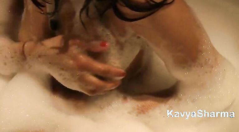 Indian Girl Bathing Infront of Lover