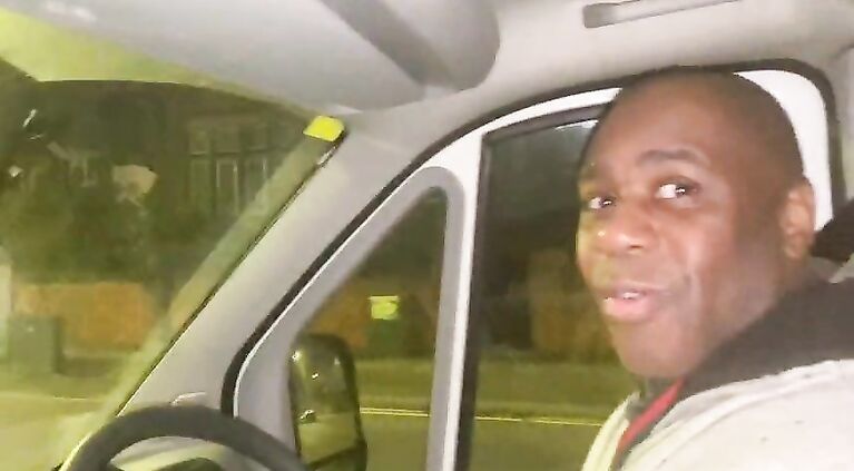 Cracky gets her nasty pussy out for a lift home