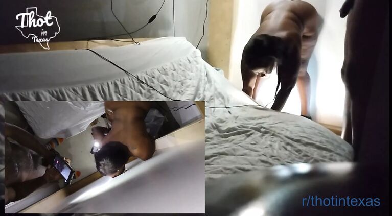 Thot in Texas - Creampied By Strangers โ Black Ebony