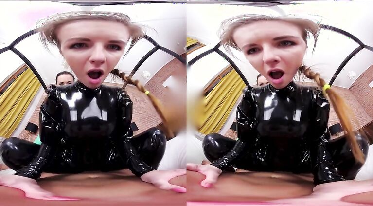 Czech VR Fetish 231 - Overall Latex Threesome