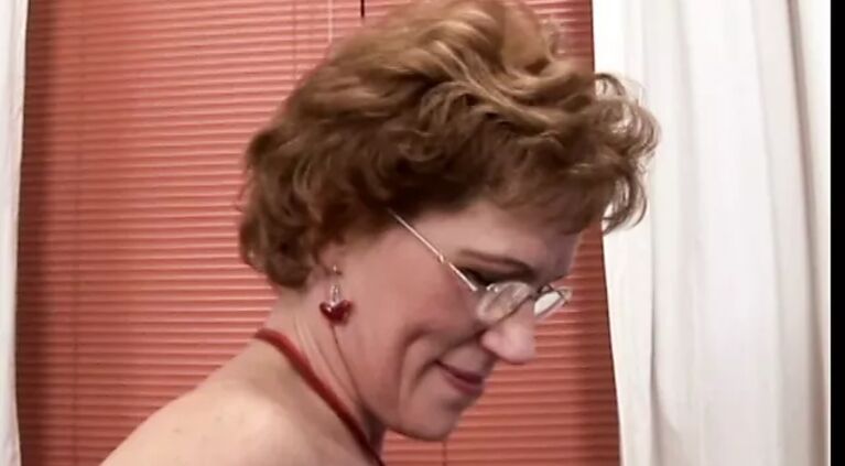 Mature cougar with small tits loves getting young dick in her cunt