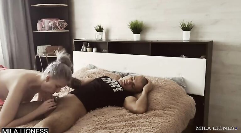 Real, long, beautiful, passionate homemade sex with a young, beautiful, slender, sexy blonde.