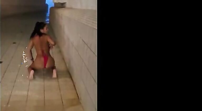 AMAZEMILF GETTING NAUGHTY IN PUBLIC THERMAL BATH FLASHING HER PRIVATE PARTS.RISKY EXHIBITIONISM