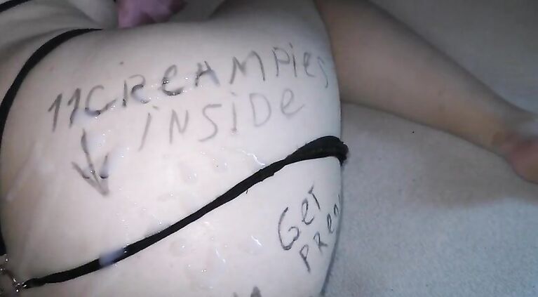 Found my slut-wife after BBC bareback gangbang – POV Roleplay
