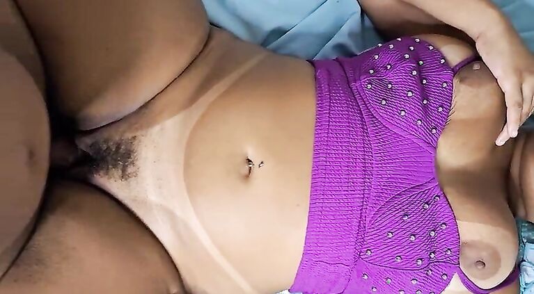 Cumming in my stepsister's pussy with the big ass