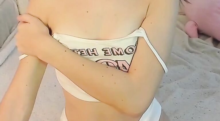 young student jerking off her cameltoe