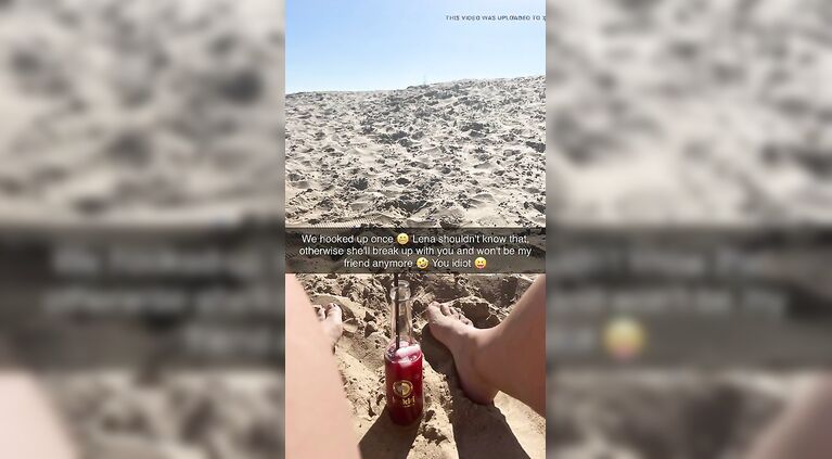 Boyfriend cheats on his 18 year old girlfriend on Snapchat while on vacation with her best friend